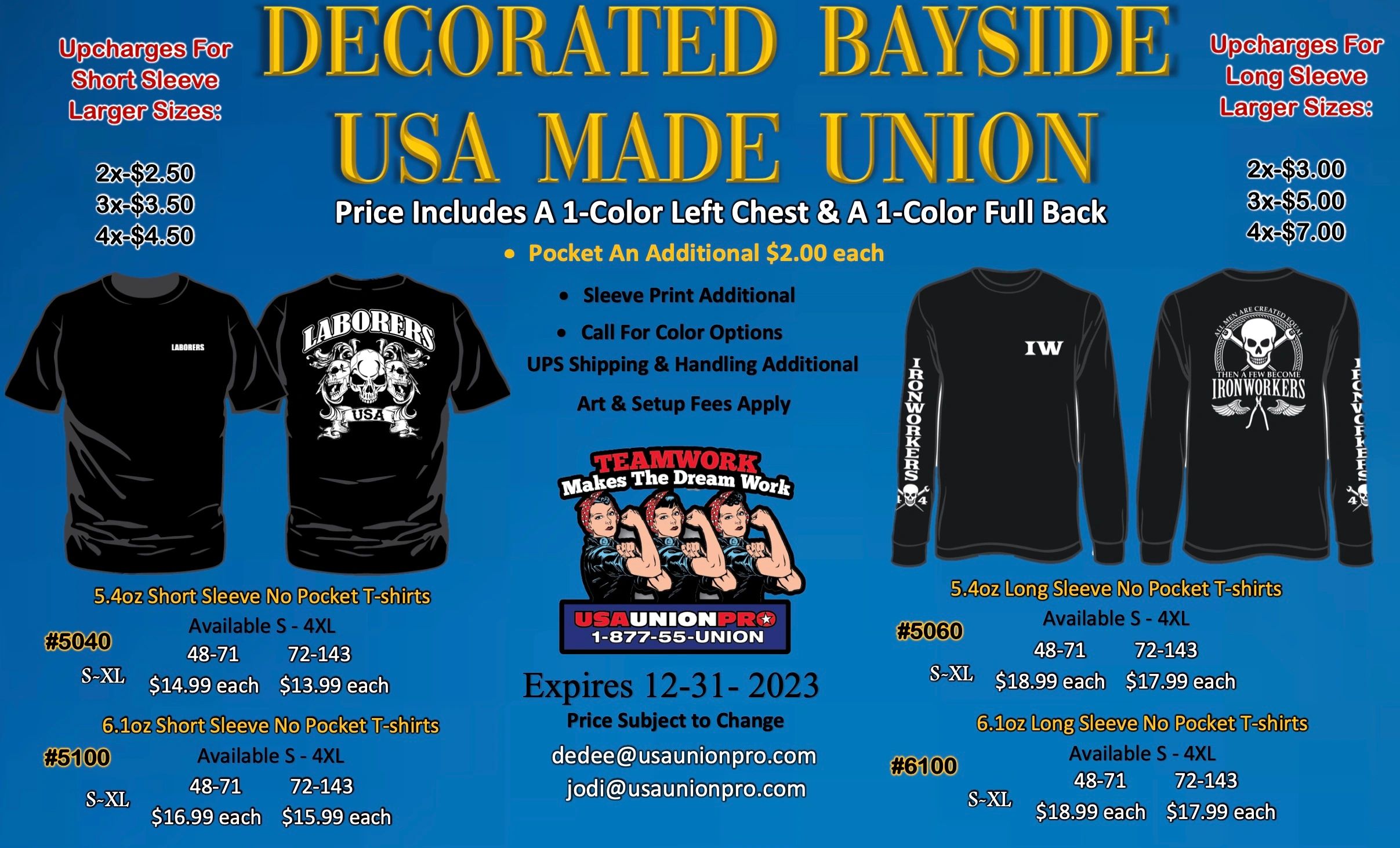 Tshirts USA Union Pro